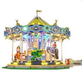 YXHS Kit déclairage LED pour carrousel - Kit déclairage LED compatible avec Lego 10257 - Kit Lego non inclus