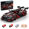 YANYUESHOP 1/14 Technic Car Building Blocks, 1391pcs MOC Race Car Building Set Collectable Car Compatible avec Lego Technic