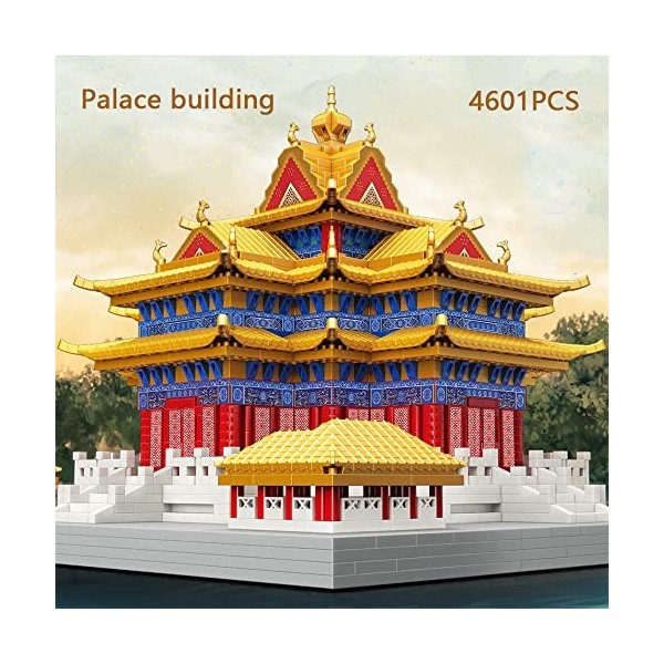 Puzzles 3D, Modèle de Construction, Modèle de Construction de Palais Nano 4600+Pcs Modèle de Construction Micro-Particule Ass