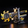 BONOCO Ensemble déclairage pour Technic Backet Wheel Excavator Building Blocs Model - LED Light Kit Compatible avec Lego 42