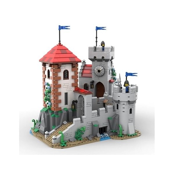 Edgewater Keep Castle Blocs de construction modulaires 1527 pièces Kit de modèle de château Pirate MOC Blocs de serrage compa