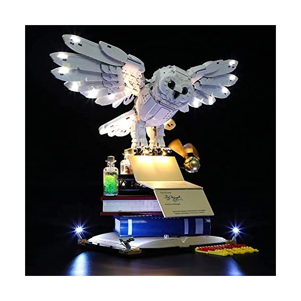 BONOCO Lumière LED Compatible avec Lego 76391 Harry Potter HogwartSicons Collectors Edition Blocs Blocs: Version de télécomma