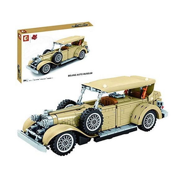 YPZ Technique - Jeu de construction pour voitures anciennes - 841 pièces - Compatible avec Lego Technic