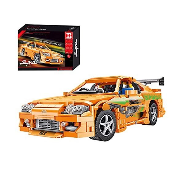 LesDiy Technique - Kit de construction de voiture de course - Kit de construction 1/12 - Pour Toyota Supra A80 - Compatible a