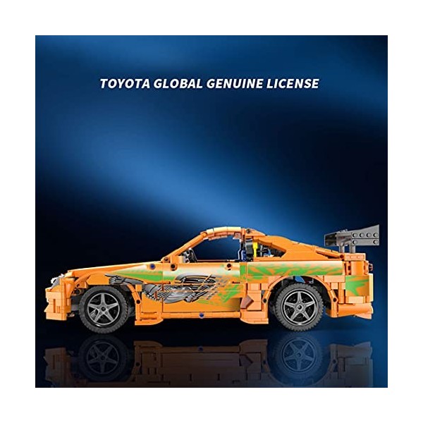 LesDiy Technique - Kit de construction de voiture de course - Kit de construction 1/12 - Pour Toyota Supra A80 - Compatible a