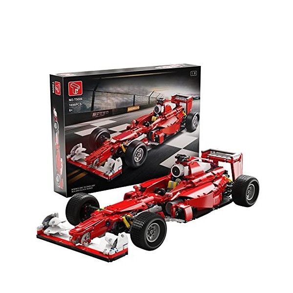 Fancy Brick Technik Kit de construction de voiture de sport 1/8 Technique Formule 1 Kit de modélisme compatible avec la techn