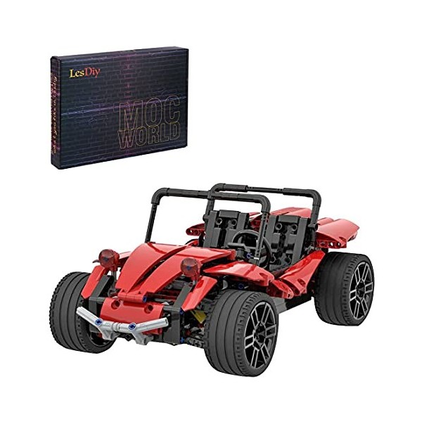 Gettesy Technic Voiture Dune Buggy Modèle, 661 Pièces Jeu de Construction de Véhicule de Course Compatible avec Lego Technic