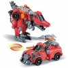 VTech - Switch & Go Dinos Lanceur, Dinosaure Sonore Warrior, Super Vélociraptor, Jouet 2 en 1 Transformable en Voiture de Cou