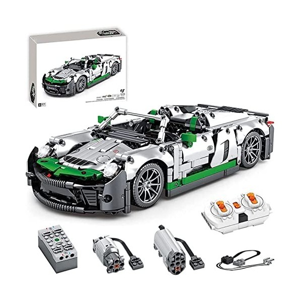 Kit de Blocs Construction Voiture Sport, 1016 Pièces Construction Jouets Petites Particules pour Adultes, Modèles Voitures Co