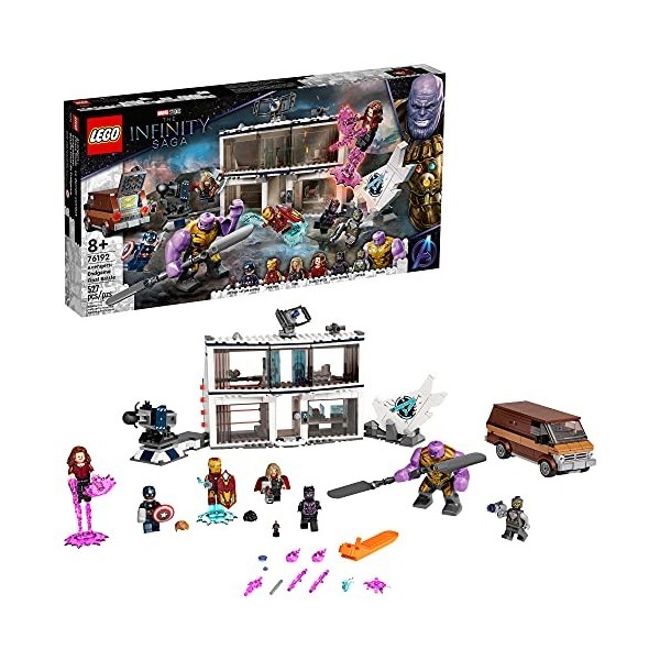 LEGO Marvel Avengers - 76192 - Kit de construction à collectionner - Scène de bataille au composé des Avengers - Nouveau 2021