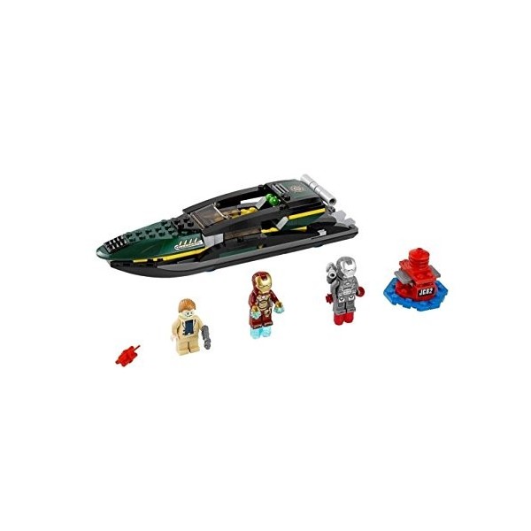 LEGO Super Heroes - Marvel - 76006 - Jeu de Construction - La Bataille du Port Extremis - Iron Man