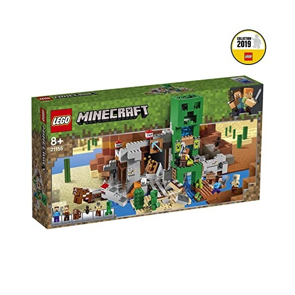 LEGO Minecraft - La Mine du Creeper, Jeu Construction Et Aventure 8 Ans Et Plus, Jouet pour Garçon Et Fille De 834 Pièces - 2