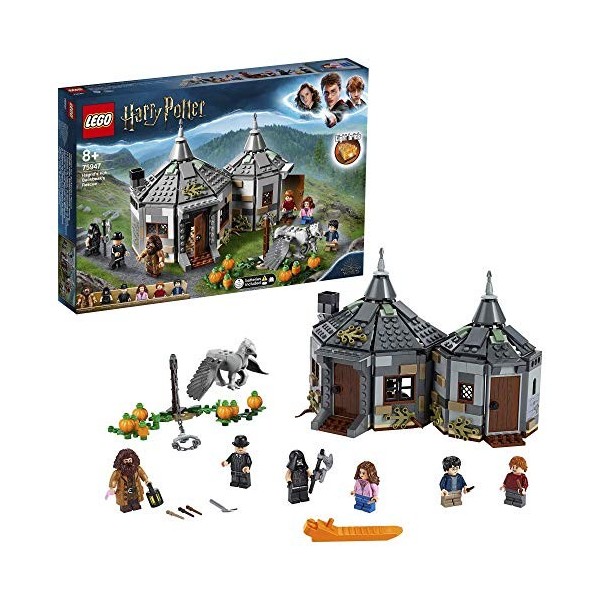 LEGO 75947 Harry Potter La cabane de Hagrid : Le Sauvetage de Buck, avec Figurine d’hippogriffe, idée Cadeau pour Les Fans du