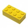 LEGO Parts and Pieces: Reddish Brown 2x4 Brick x100