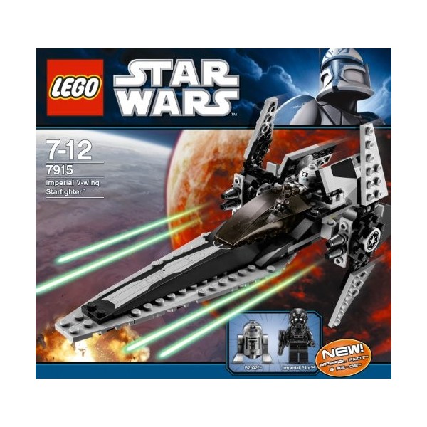 LEGO Star Wars - 7915 - Jeu de Construction - Imperial V - Wing Starfighter