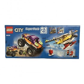 LEGO CITY 66636 Super Pack 2-in-1 Monster Truck and Mail Plane 129-Pieces