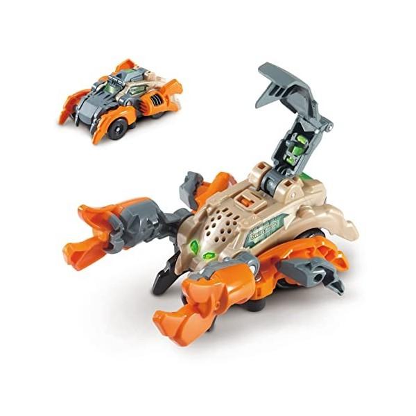 VTech VTech-80-551122 Switch & Go Dinos Veneno Le Scorpion blindé, Dinosaures préscolaires transformables pour Enfants + 3 An