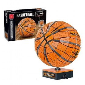 Jeu De Blocs Construction Créatif Basket-Ball,2221 Pièces MOC Assemblage 1:1 Difficulté Élevée Jouets,Ornements Décoration Ca