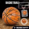 Jeu De Blocs Construction Créatif Basket-Ball,2221 Pièces MOC Assemblage 1:1 Difficulté Élevée Jouets,Ornements Décoration Ca