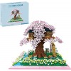 Jouets de Construction, Lost Shrine Girl Tree House Building Blocks, 1569 pièces Mini Cherry Blossom Street View Building Kit