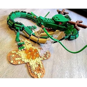 Wisin Dragon Model Micro Building Blocks Mini Jeu de Jouets de Construction Jouet éducatif Cadeau pour Adultes et Enfants