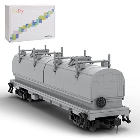 Novaray Briques de construction technique Train ferroviaire, 917 pièces, chariot à bobines Union Pacific Reto Train, modèle d