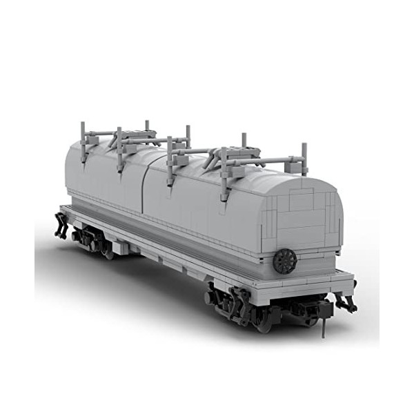 Novaray Briques de construction technique Train ferroviaire, 917 pièces, chariot à bobines Union Pacific Reto Train, modèle d