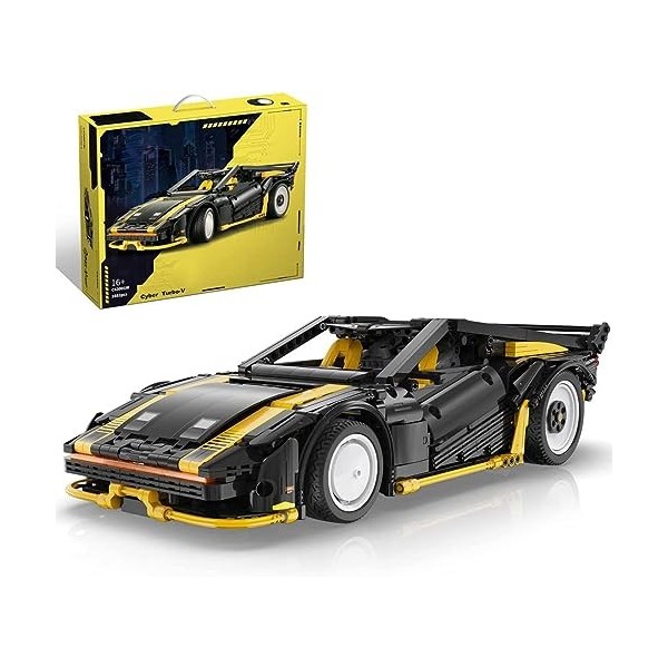 Auspcers Technic Sports Car Building Set, 1682 Pièces Modèle de Voiture de Course, Technic Sports Car Building Set, Racing Ca