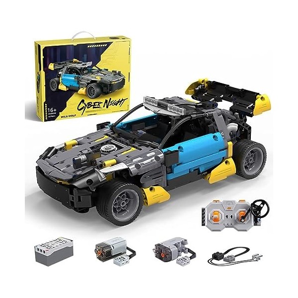 Auspcers Technic Sports Car Building Set, 1682 Pièces Modèle de Voiture de Course, Technic Sports Car Building Set, Racing Ca