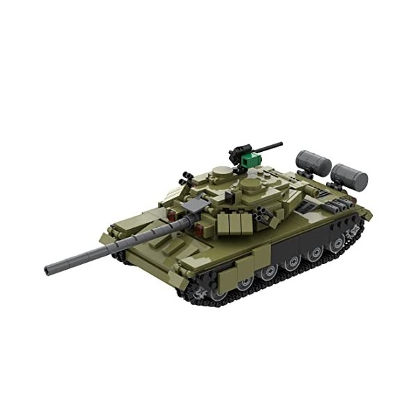 SUNDAYA Char Militaire Jeu de Construction, 729 Pièces T-90A Russe Chars Modèles, Chars de Combat Principaux Militaires Jeux 