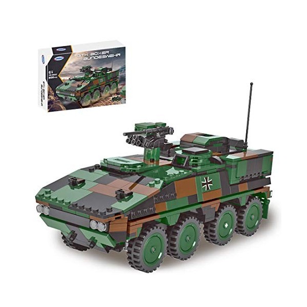 YYGE Kit de construction militaire - 1912 pièces - Réservoir de support - Modèle compatible avec Lego