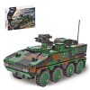 YYGE Kit de construction militaire - 1912 pièces - Réservoir de support - Modèle compatible avec Lego