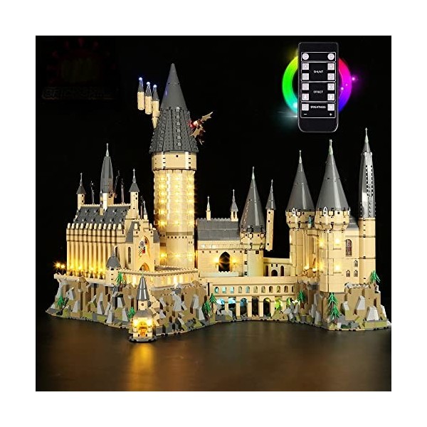 Kit déclairage GC pour LEGO® Harry Potter Château de Poudlard 71043 Lego Set nest pas inclus télécommande 