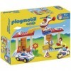 Playmobil - 5046 - Figurine - Coffret Hôpital avec Secouristes Et Policiers