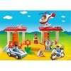 Playmobil - 5046 - Figurine - Coffret Hôpital avec Secouristes Et Policiers