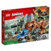 LEGO Juniors Jurassic World - lEvasion du Tyrannosaure - 10758 - Jeu de Construction, Multicolore