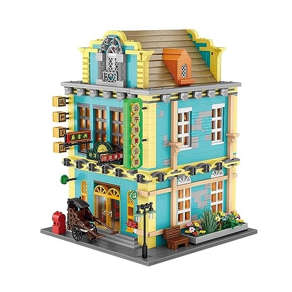 Modulaire Maison Ensemble De Blocs Construction,Jouets Puzzles Jeux De Construction Bricolage Modèle,Créativité Série City St