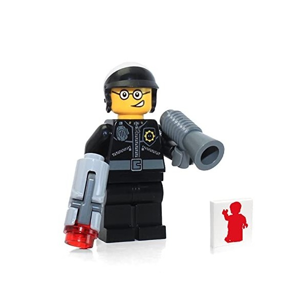 The LEGO Movie MiniFigure - Good Cop / Bad Cop Two Faces & Open Mouth 70819