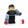 The LEGO Movie MiniFigure - Good Cop / Bad Cop Two Faces & Open Mouth 70819