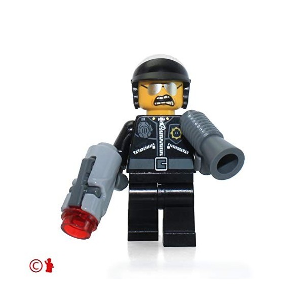 The LEGO Movie MiniFigure - Good Cop / Bad Cop Two Faces & Open Mouth 70819