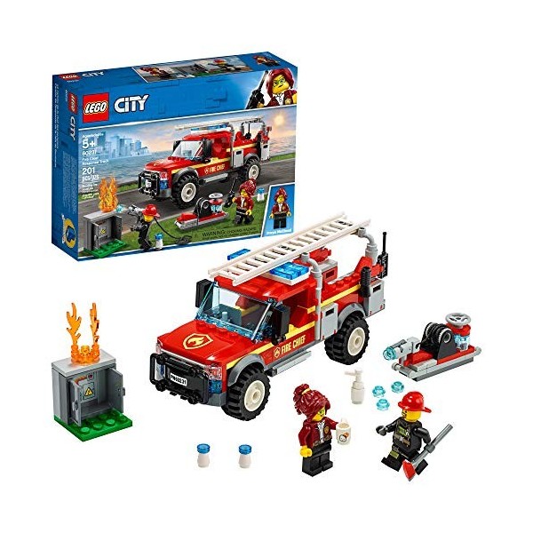 LEGO City Fire Chief Response Truck 60231 Building Kit, New 2019 201 Pieces 