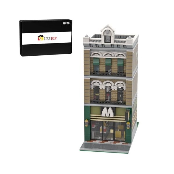 EnWind Modèle de bloc de série de scène de rue DIY modulaire, compatible avec larchitecture Lego, cadeaux pour enfants et ad