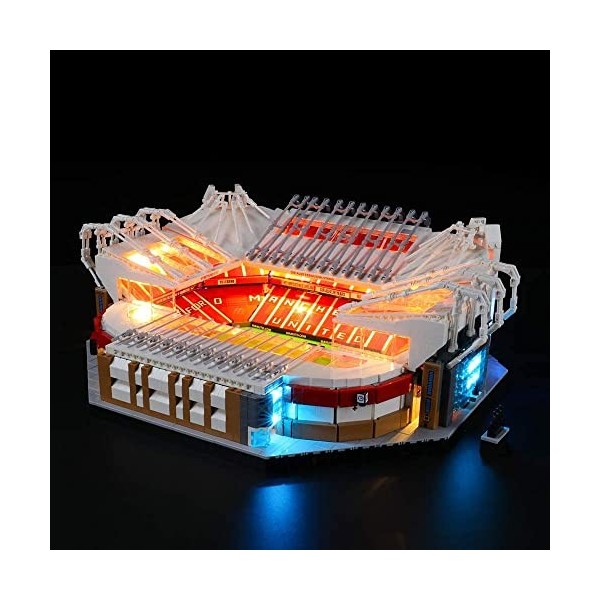 BONOCO Ensemble léger pour Créateur Expert Old Trafford Modèle de Blocs de Construction - Kit déclairage LED Compatible av