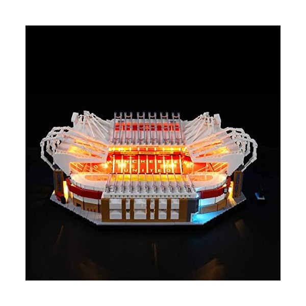 BONOCO Ensemble léger pour Créateur Expert Old Trafford Modèle de Blocs de Construction - Kit déclairage LED Compatible av