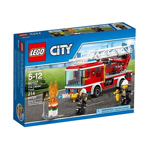 Lego Camion de Pompiers avec Echelle
