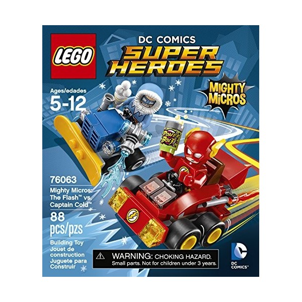 LEGO Super Heroes Mighty Micros: The FlashTM vs. Captain Co 76063 by LEGO