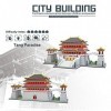Puzzles 3D, Modèle de Construction, 5721Pcs Tang Furong Jardin Style Chinois Modèle Architectural Blocs Miniatures Nano Mini 