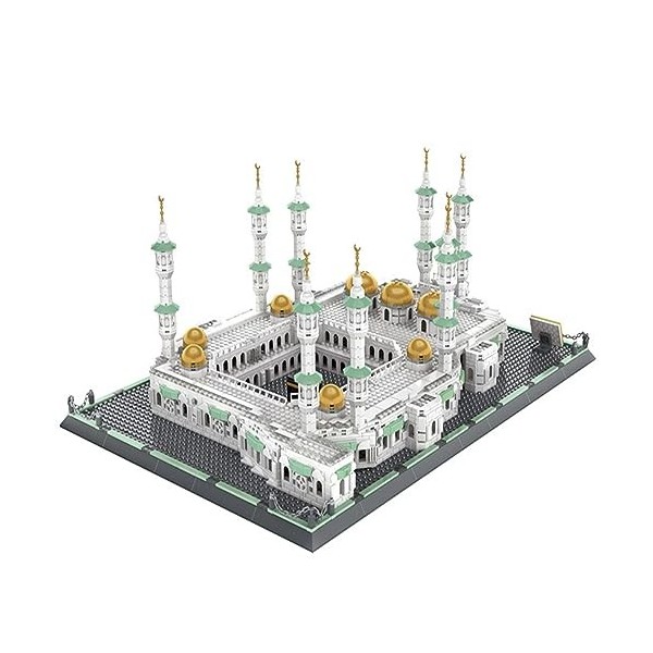 Ensemble de Blocs de Construction de La Grande Mosquée Modèle Architectural Dattractions Mondiales Blocs de Construction Ass