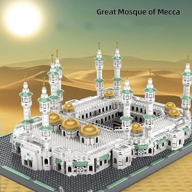 Ensemble de Blocs de Construction de La Grande Mosquée Modèle Architectural Dattractions Mondiales Blocs de Construction Ass