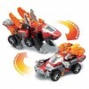 VTech - Switch & Go Dinos, Dinosaure Sonore Lutor, le Super Stégosaure, Jouet 2 en 1 Transformable en Buggy de Course, Cadeau